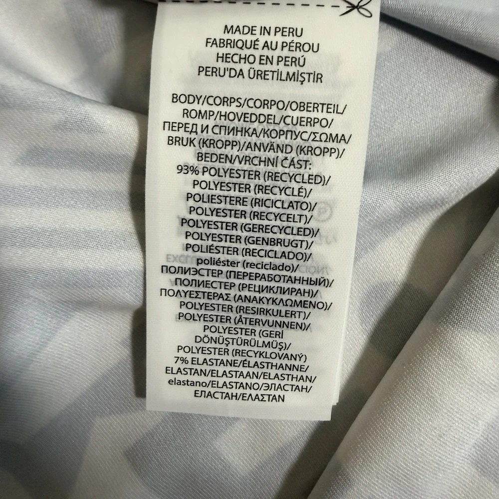 NWT RLX Ralph Lauren Polo Shirt Mens L Navy White Geometric Golf UV Protection